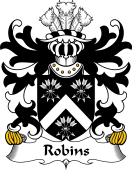 Welsh Coat of Arms for Robins (or Robinson, Bishop of Bangor)