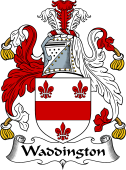 English Coat of Arms for the family Waddington