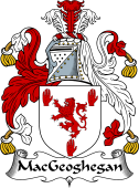 Irish Coat of Arms for MacGeoghegan or O'Houghegan