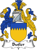 Scottish Coat of Arms for Butler (Kirkland, Scotland)