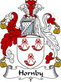 English Coat of Arms for the family Hornby