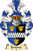 English Coat of Arms (v.23) for the family Emmet