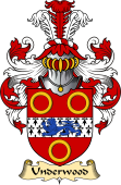 English Coat of Arms (v.23) for the family Underwood
