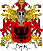 Italian Coat of Arms for Ponte
