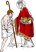 Catholic Saints Clipart image: St Mathilda