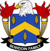 Coat of arms used by the Bowdoin family in the United States of America