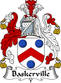 English Coat of Arms for Baskerville