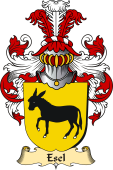 v.23 Coat of Family Arms from Germany for Esel