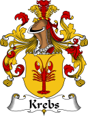 German Wappen Coat of Arms for Krebs