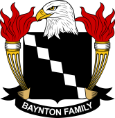 Coat of arms used by the Baynton family in the United States of America