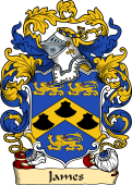 English or Welsh Family Coat of Arms (v.23) for James