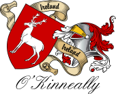 Sept (Clan) Coat of Arms from Ireland for O'Kinneally
