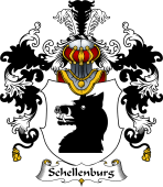 German Wappen Coat of Arms (v.25) Schellenburg