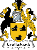 Scottish Coat of Arms for Cruikshank