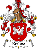 German Wappen Coat of Arms for Krohne