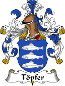 German Wappen Coat of Arms for Töpfer