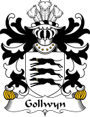 Welsh Coat of Arms for Gollwyn (AB EDNYWAIN, Lord of Bryn)