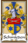 German Coat of Arms Wappen Bookplate  for Schmieden