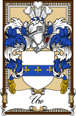 Scottish Coat of Arms Bookplate for Ure