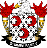 Coat of arms used by the Symmes family in the United States of America