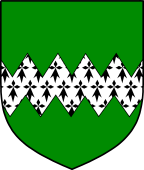 English Family Shield for Somers or Summers