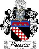 Araldica Italiana Italian Coat of Arms for Piacentini