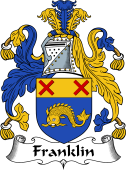 English Coat of Arms for the family Frankland or Franklin