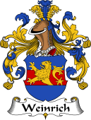 German Wappen Coat of Arms for Weinrich