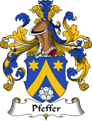 German Wappen Coat of Arms for Pfeffer