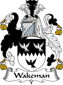English Coat of Arms for the family Wakeman