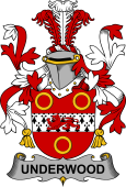 Irish Coat of Arms for Underwood