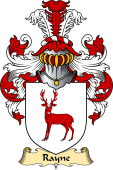 Welsh Family Coat of Arms (v.23) for Rayne (of Brocastell, Glamorgan)