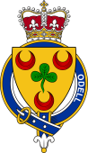 Families of Britain Coat of Arms Badge for: Odell (Ireland)