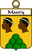 French Coat of Arms Badge for Maury