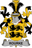 Irish Coat of Arms for Rourke or O'Rourke