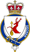 Families of Britain Coat of Arms Badge for: Decker (England)