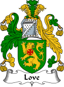 English Coat of Arms for the family Love II