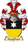 v.23 Coat of Family Arms from Germany for Ziegelhain