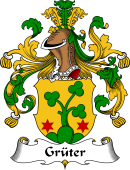 German Wappen Coat of Arms for Grüter