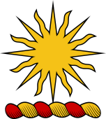 Family Crest from England for: Abraham Crest - The Sun