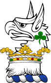 Family crest from Ireland for Watson (Waterford)