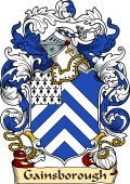 English or Welsh Family Coat of Arms (v.23) for Gainsborough (Crowhurst and Surrey)