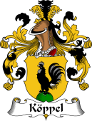German Wappen Coat of Arms for Köppel