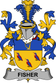 Irish Coat of Arms for Fisher