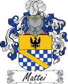 Araldica Italiana Coat of arms used by the Italian family Mattei