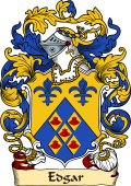 English or Welsh Family Coat of Arms (v.23) for Edgar (Ipswich, Suffolk)