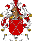German Wappen Coat of Arms for Jett