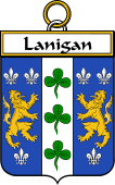 Irish Badge for Lanigan or O'Lenigan