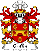 Welsh Coat of Arms for Griffin (of Penrith-anglicized form of Gruffudd)