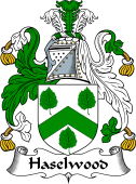 English Coat of Arms for the family Haselwood